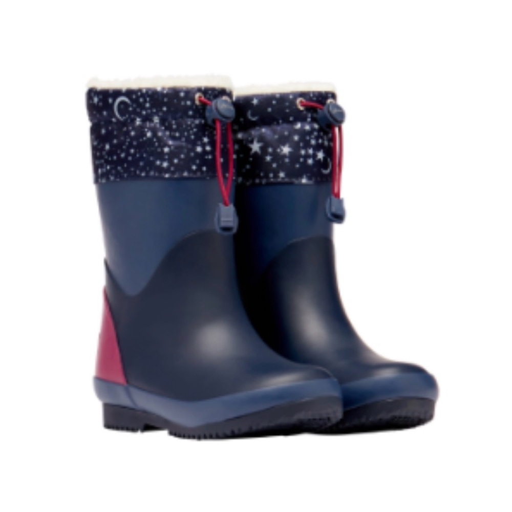 Joules Junior Warm Welly rain boots sz 1